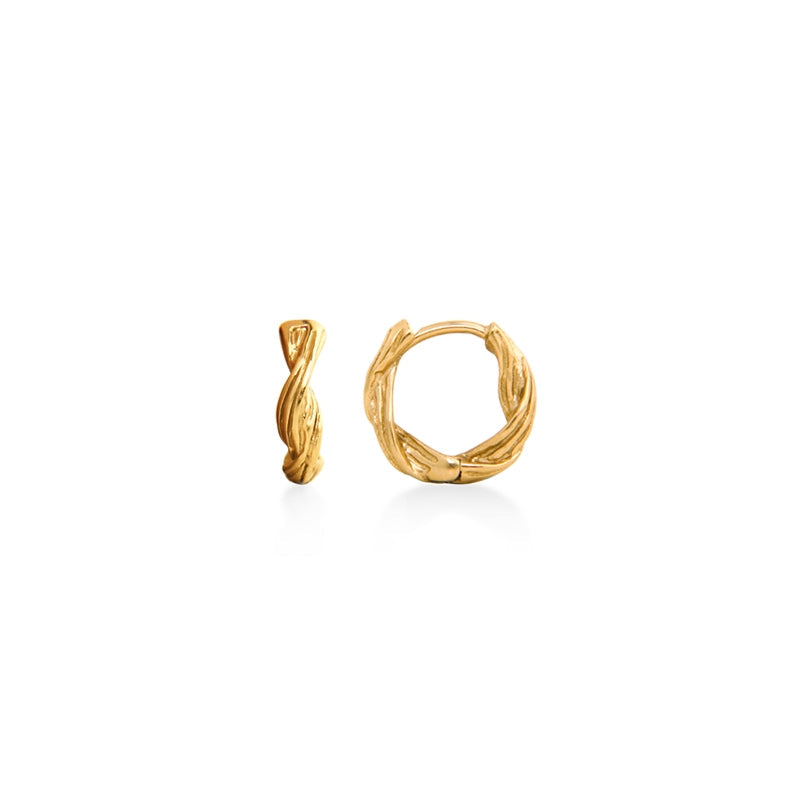JEBERG JEWELLERY SAND DUNE HOOP Ohrring