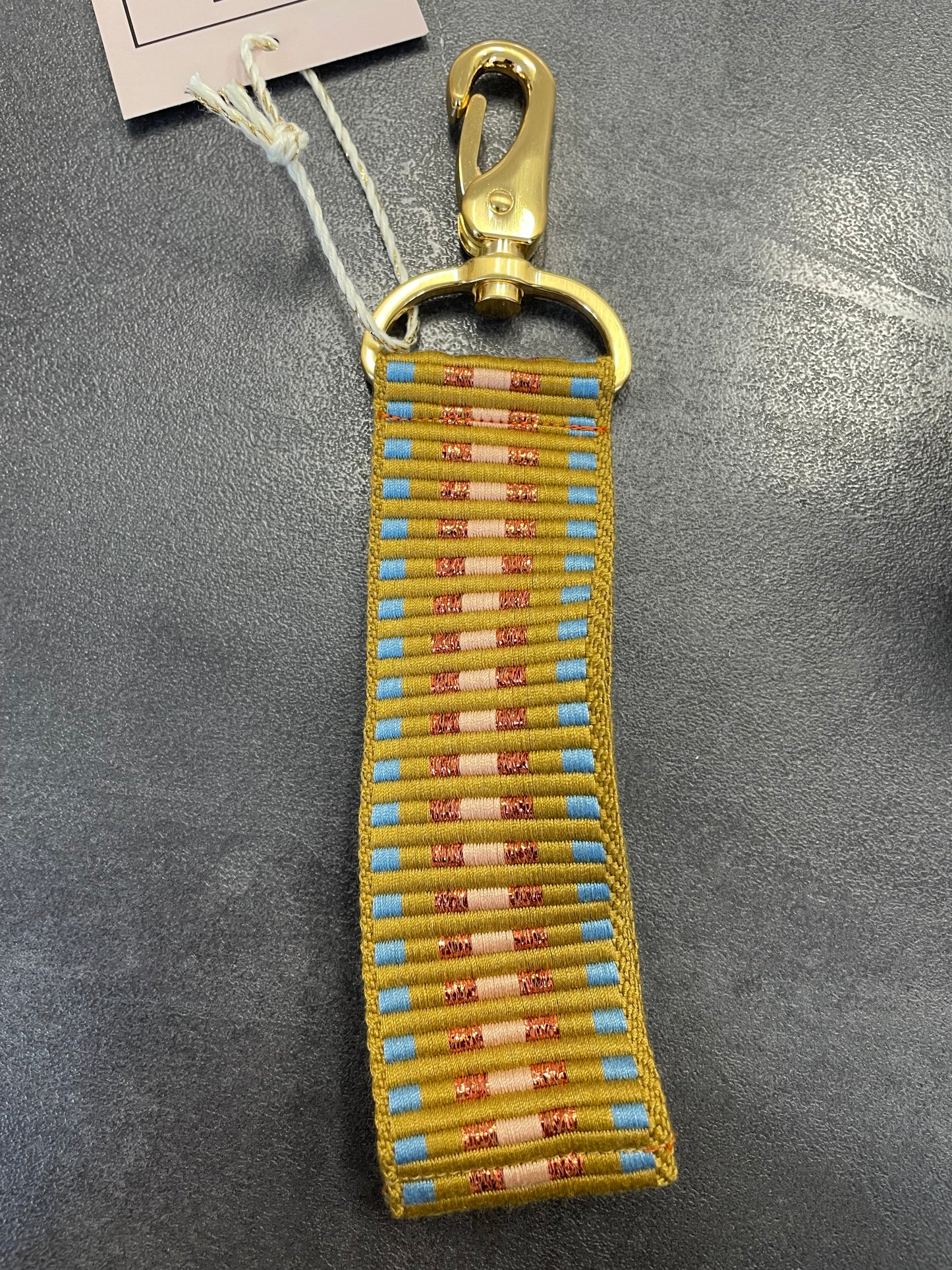 LU.VA TEL AVIV Schlüsselanhänger, khaki