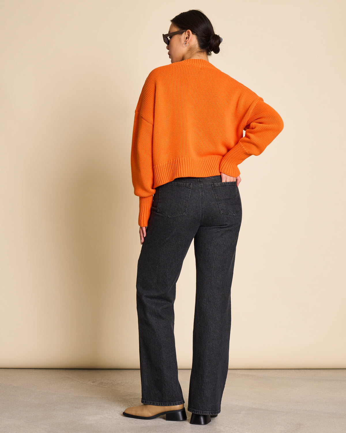 JAN|N JUNE LUZ Pullover, bright orange