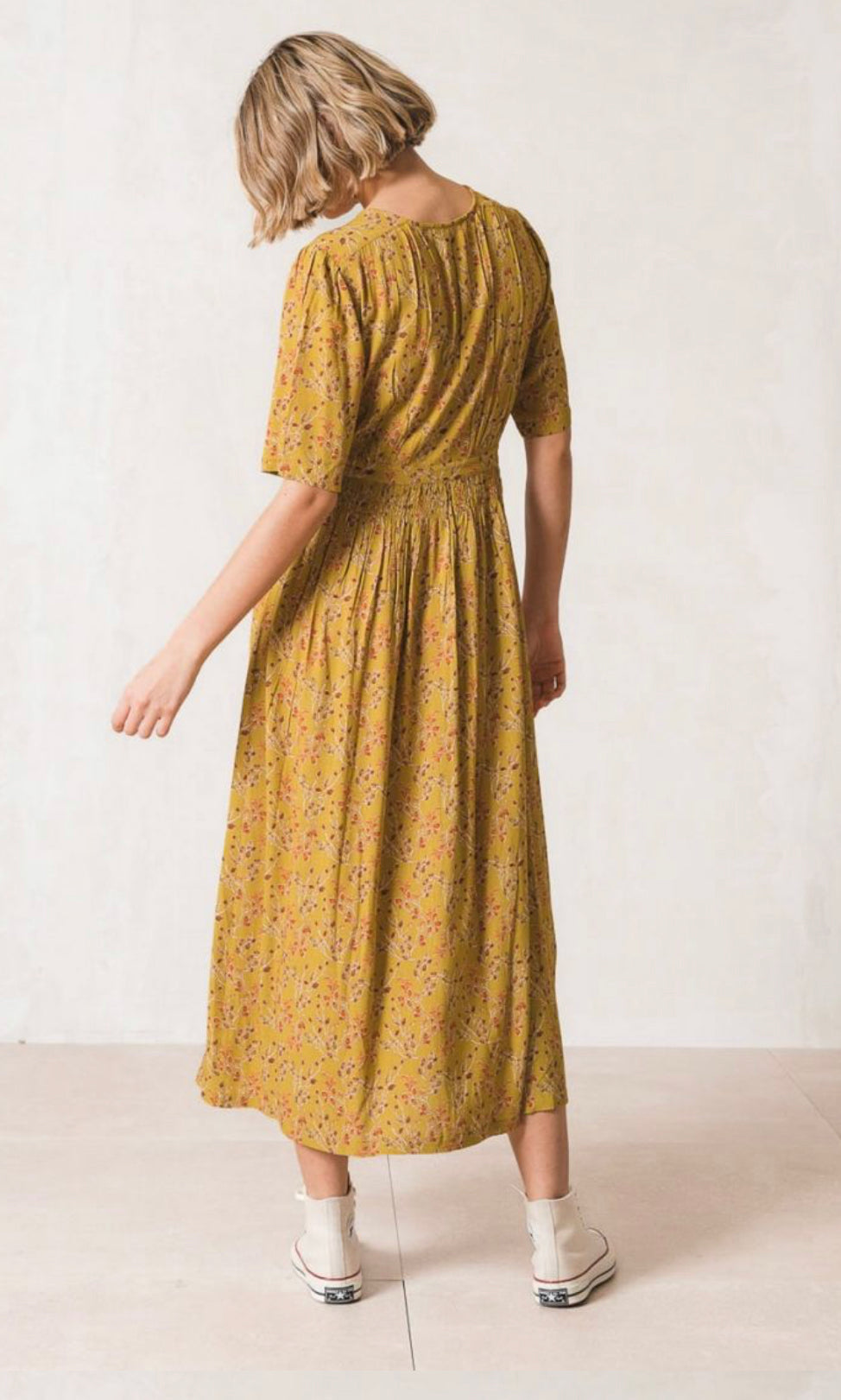 INDI&COLD Kleid, Blumenprint