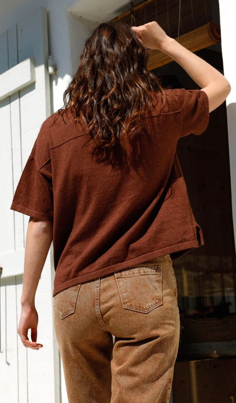 INDI&COLD POLO T-Shirt, rotbraun