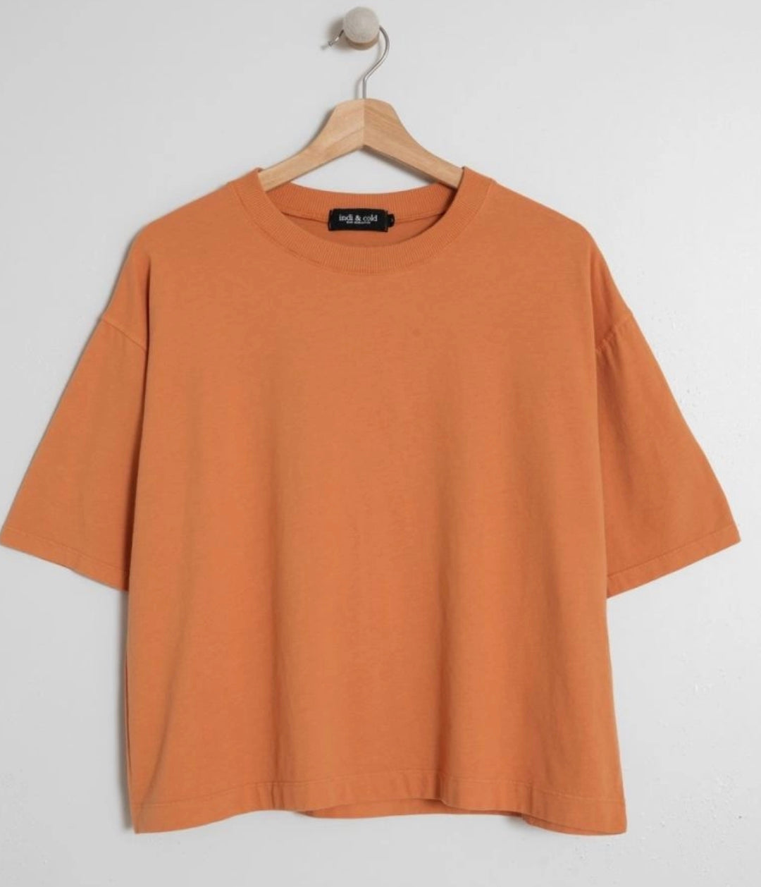 INDI&COLD BOYFRIEND T-Shirt, orange