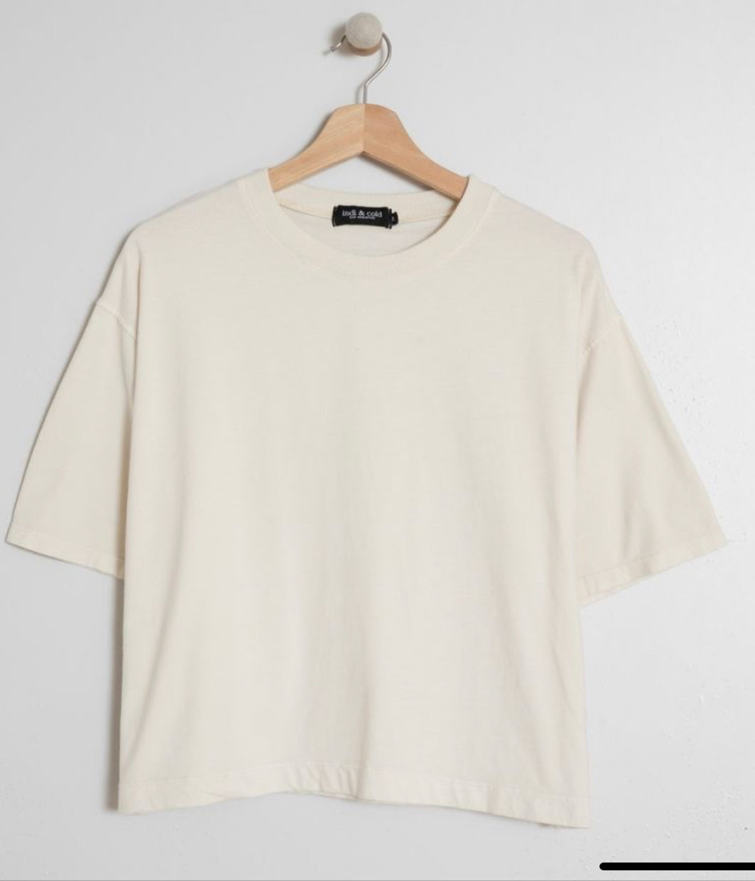 INDI&COLD BOYFRIEND T-Shirt, offwhite
