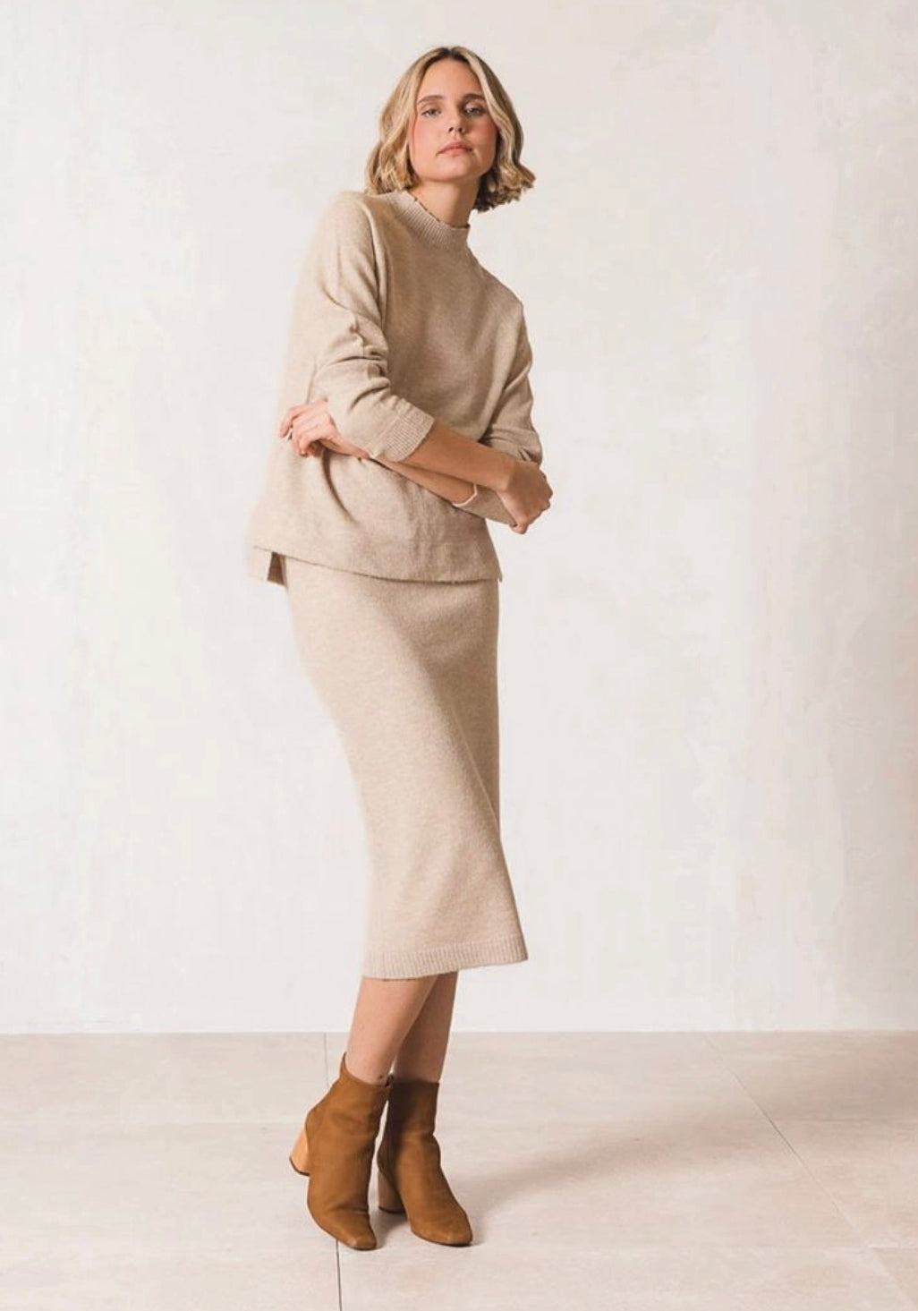 INDI&COLD Pullover, beige