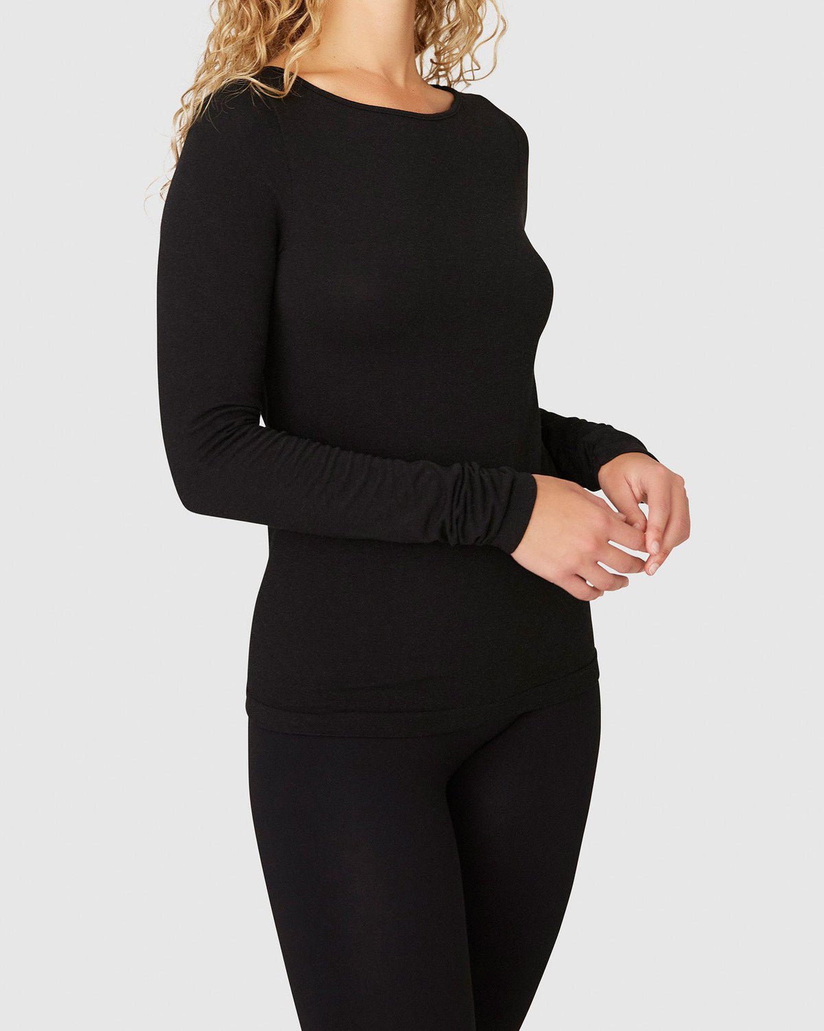 SWEDISH STOCKINGS HILLEVI Longsleeve, schwarz