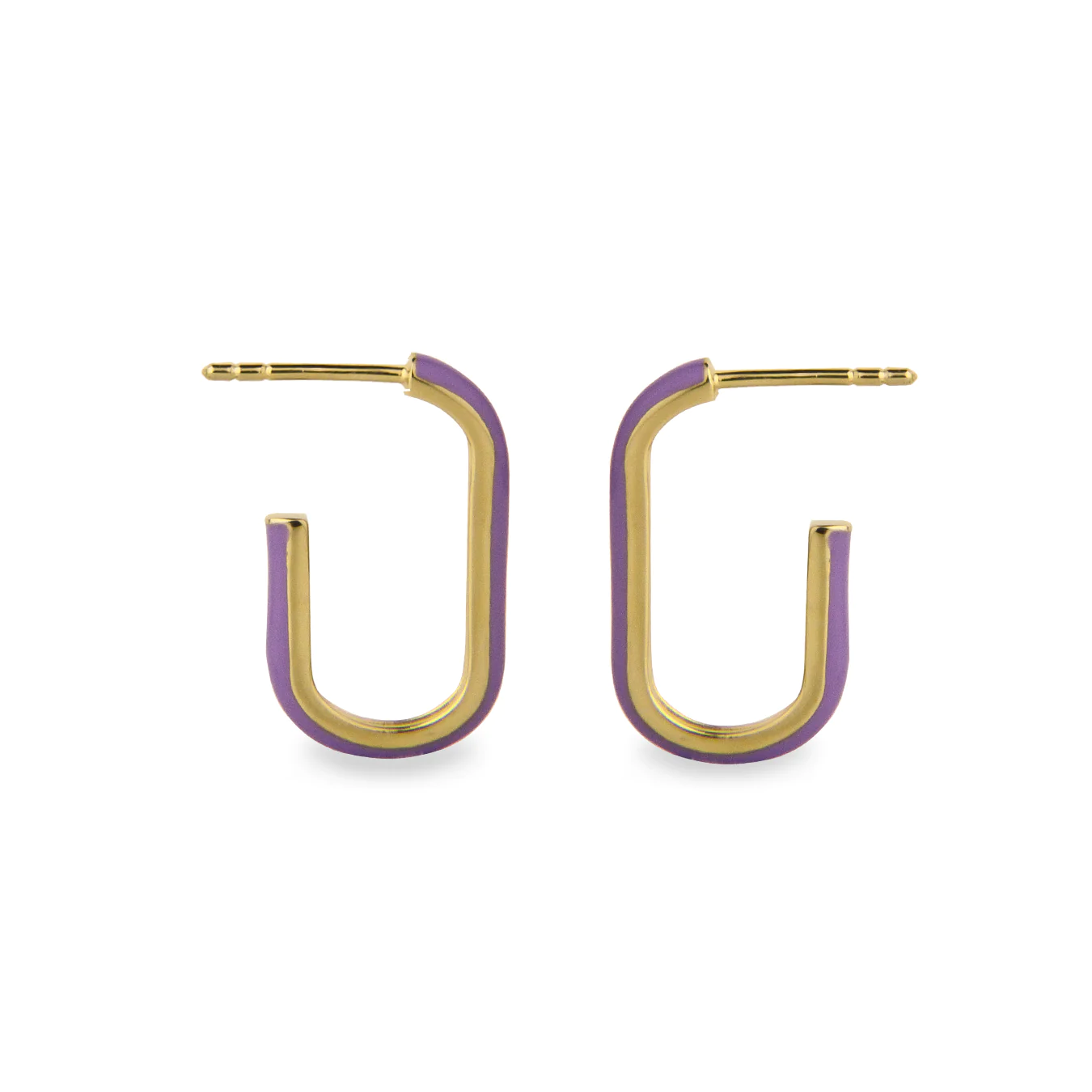 JEBERG JEWELLERY CANDY MIX HOOPS Ohrringe, lila