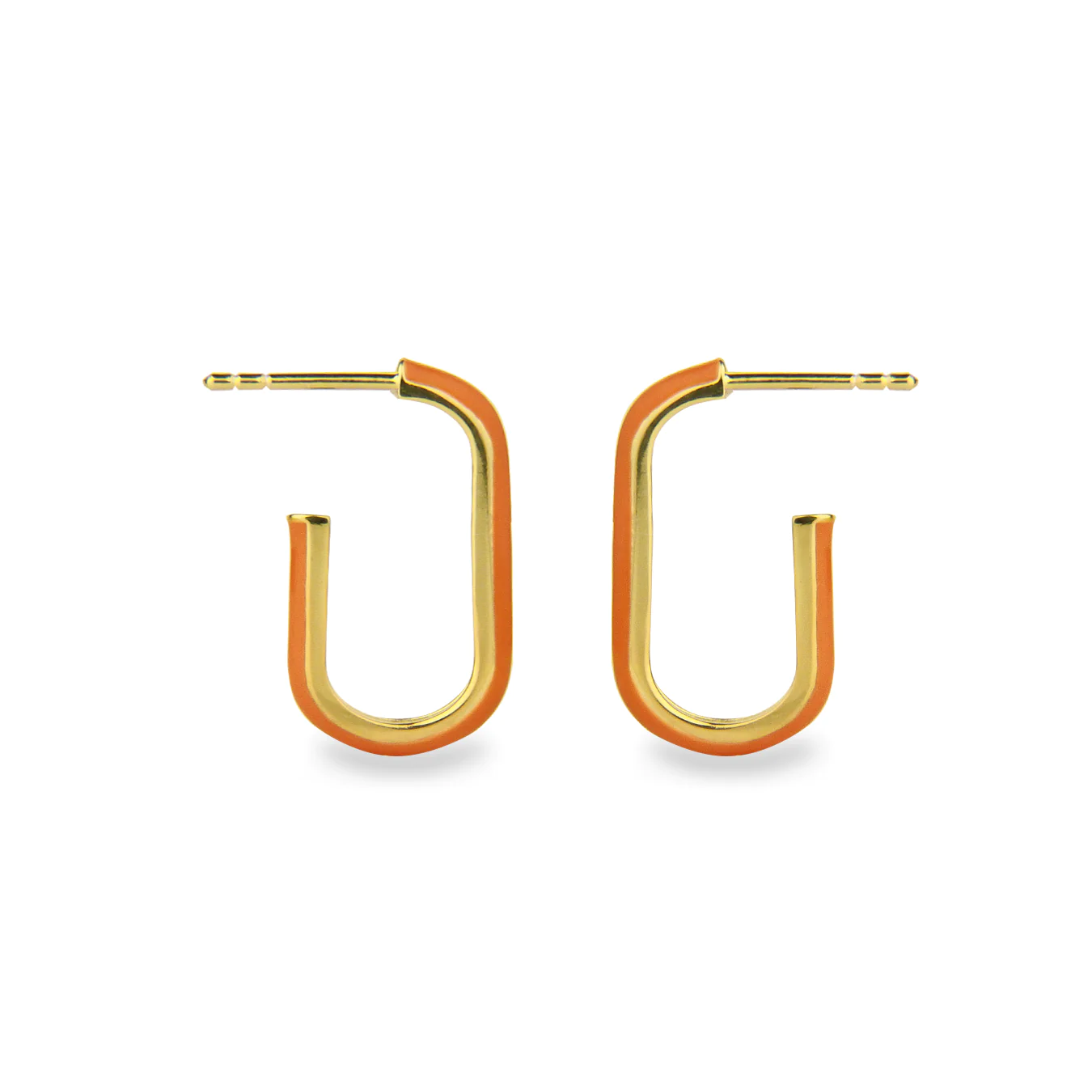 JEBERG JEWELLERY CANDY MIX HOOPS Ohrringe, orange