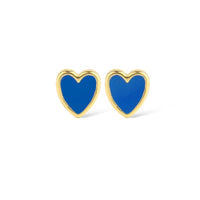 JEBERG JEWELLERY BABY HEART Ohrring, blau