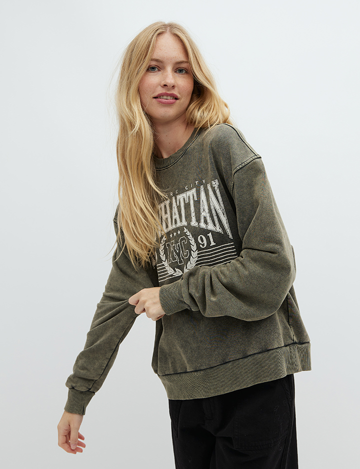 MBYM ALESSANNA Pullover, washed green