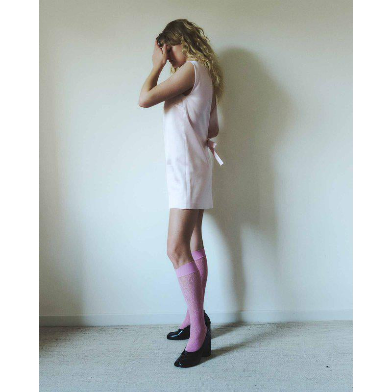 SWEDISH STOCKINGS ROSA LACE Kniestrümpfe, dusty pink