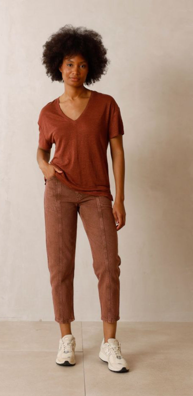 INDI&COLD BASIC T-Shirt, terracotta