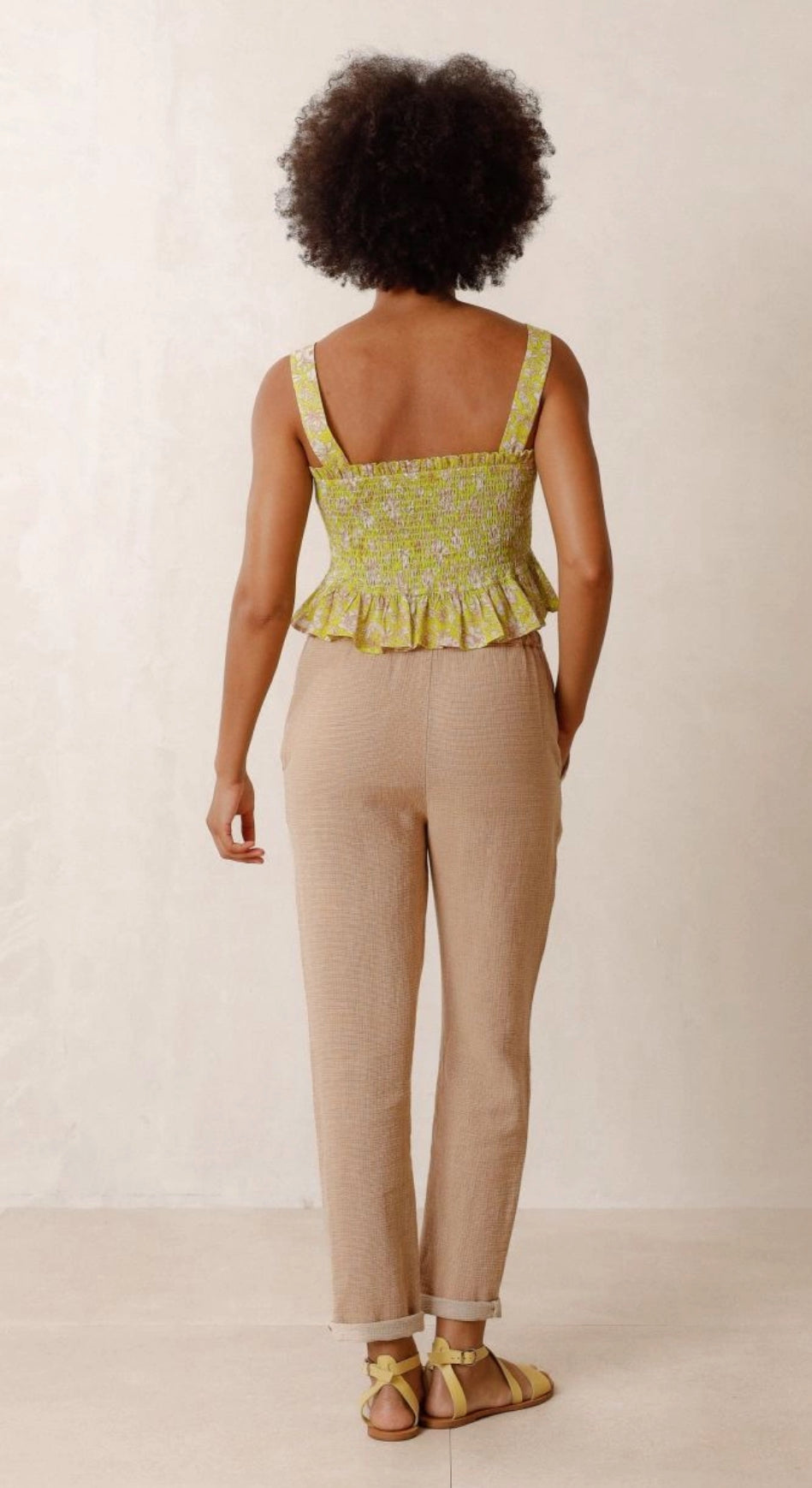 INDI&COLD TOMMY CANVAS Hose, peach