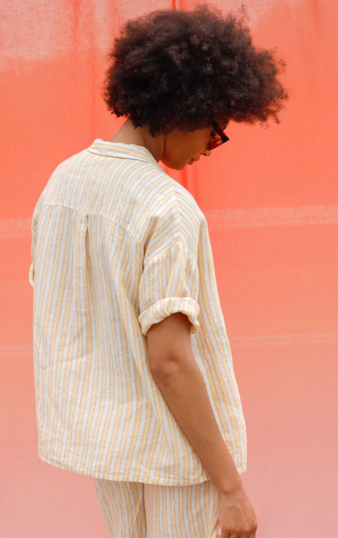 INDI&COLD TRICOLOR Bluse, gelb gestreift