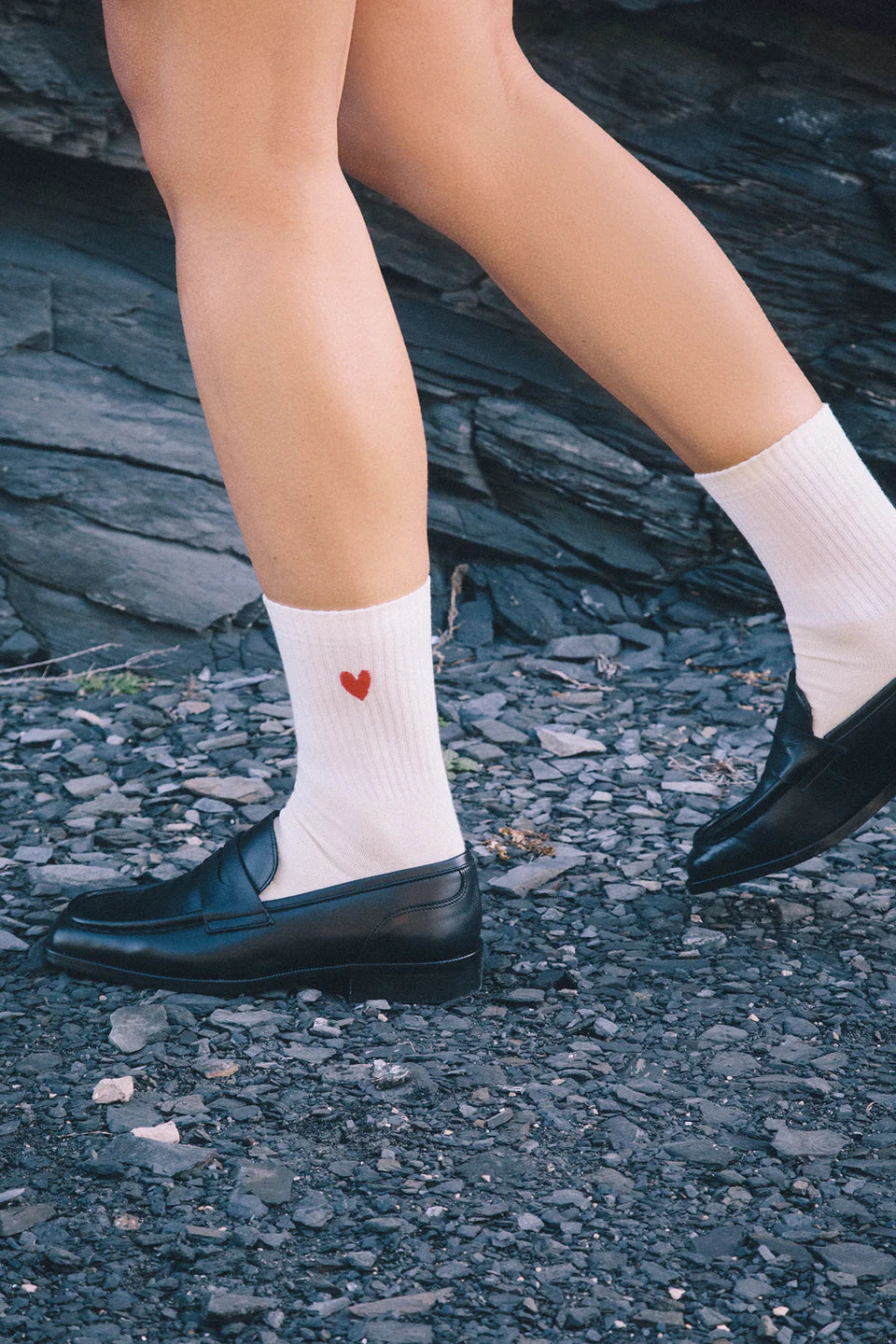 JUTELAUNE RED HEART Socken, offwhite