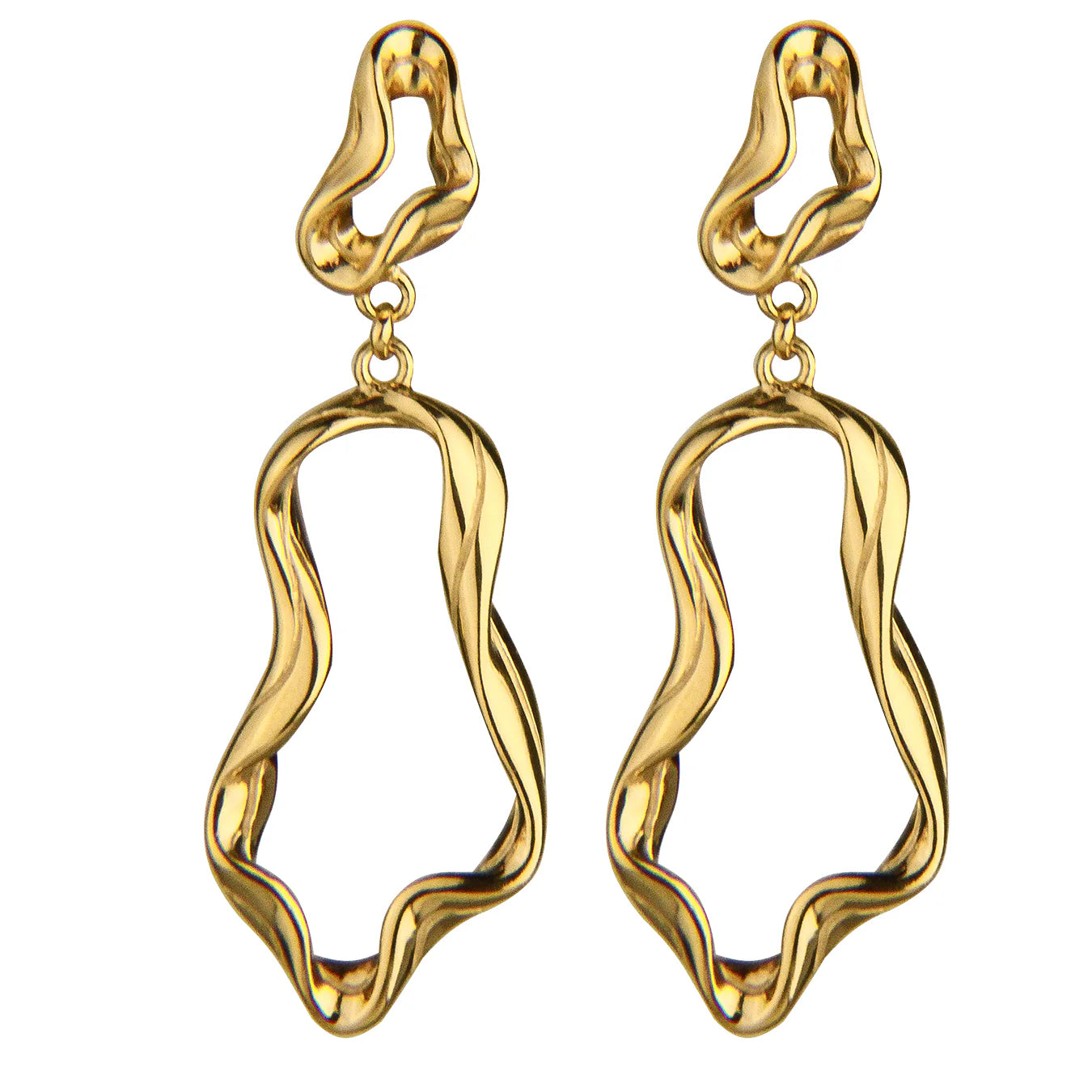 JEBERG JEWELLERY SEA GODDESS Ohrringe, gold