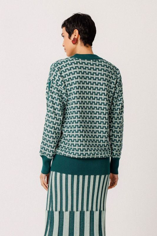 SKFK GURENDE Pullover, petrol