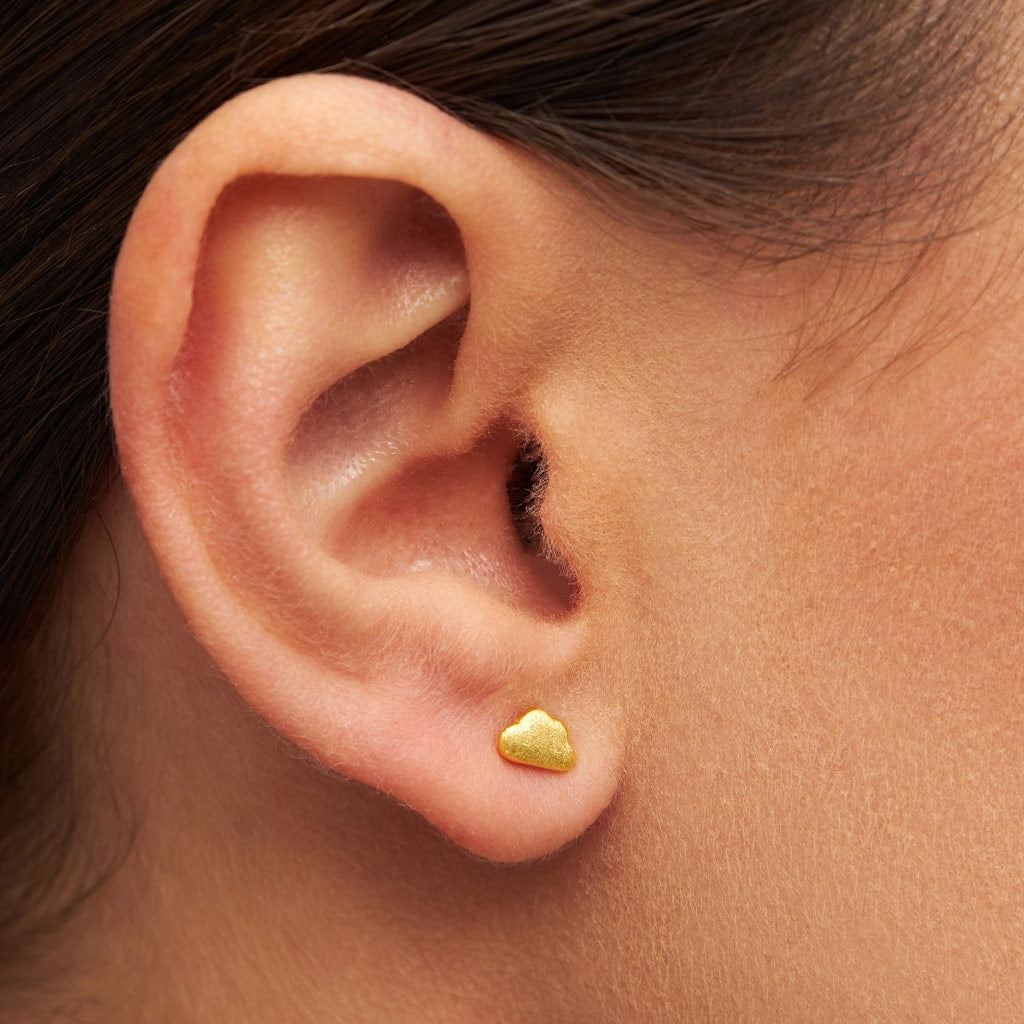 LULU COPENHAGEN CLOUD Ohrstecker, gold
