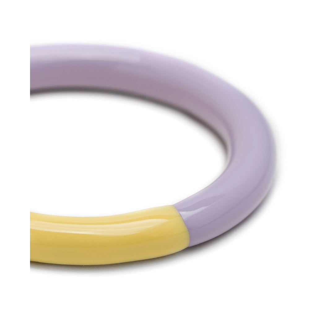 LULU COPENHAGEN DOUBLE COLOR Ring, yellow/lavender
