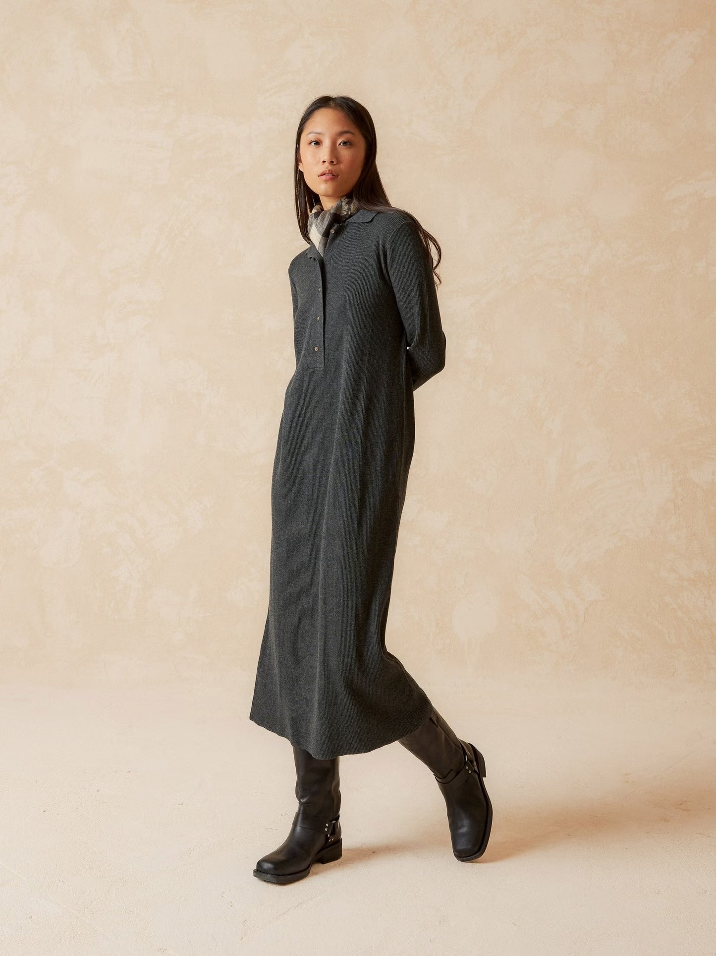 INDI&COLD KLEID, grau