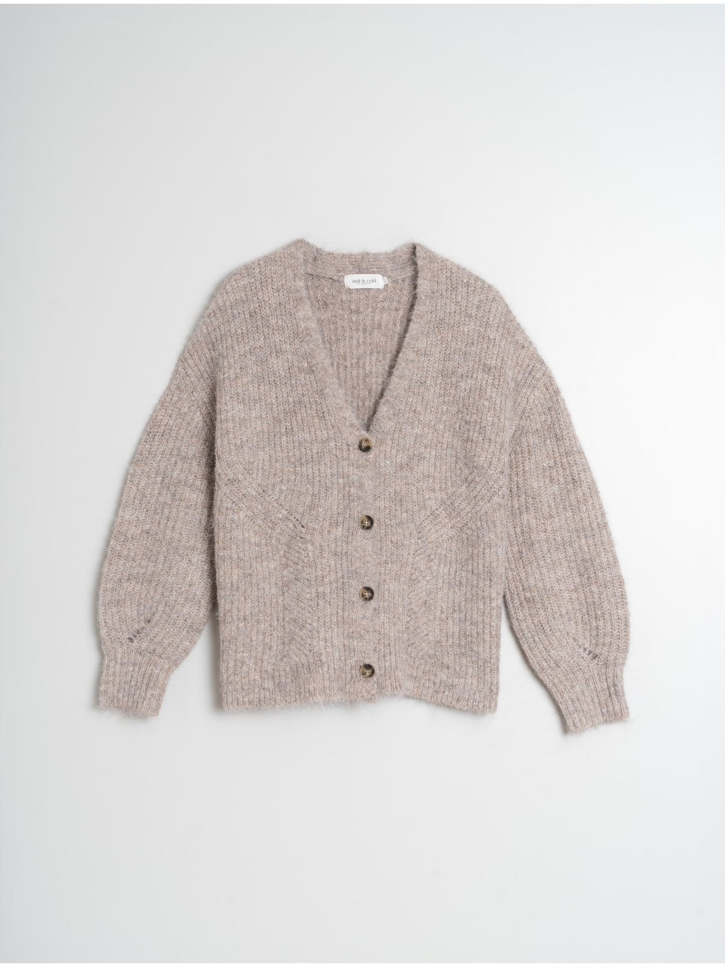 INDI&COLD CARDIGAN, taupe