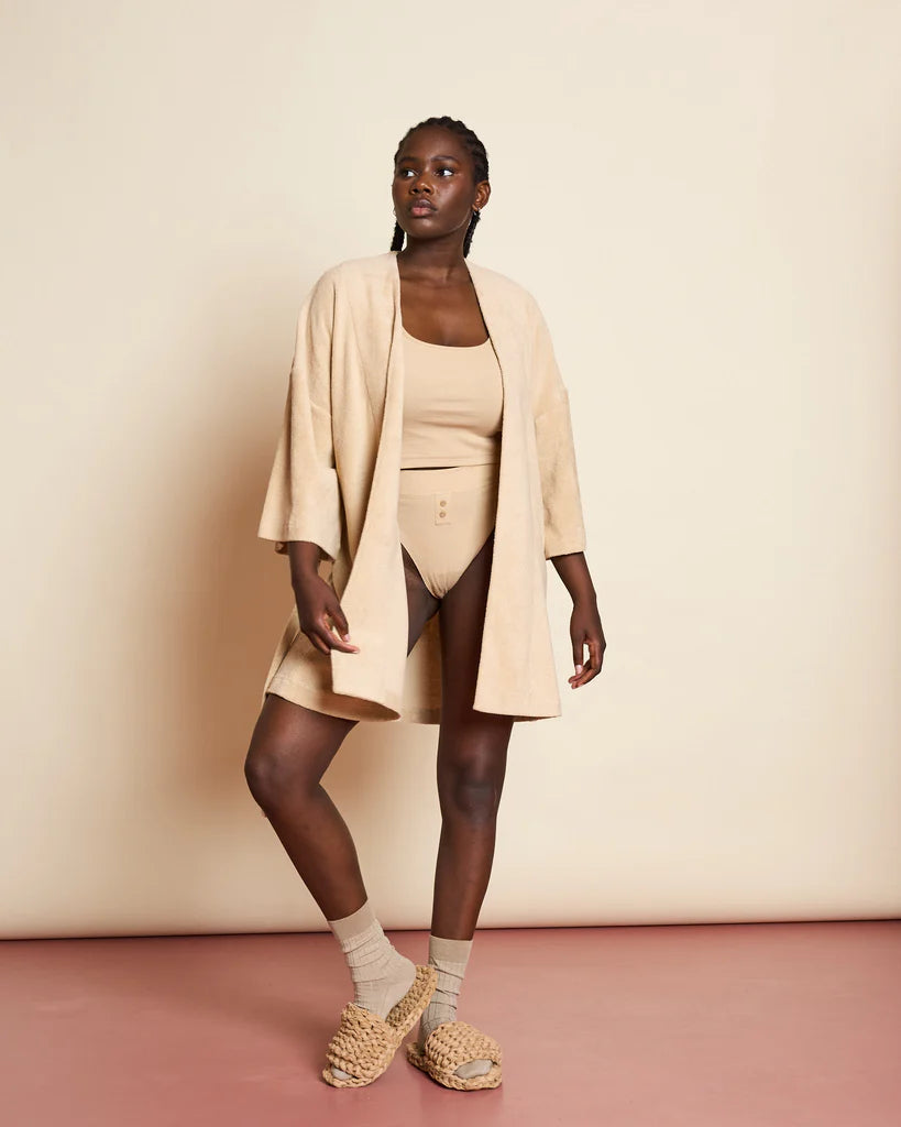 JAN|N JUNE ESJA Robe, almond