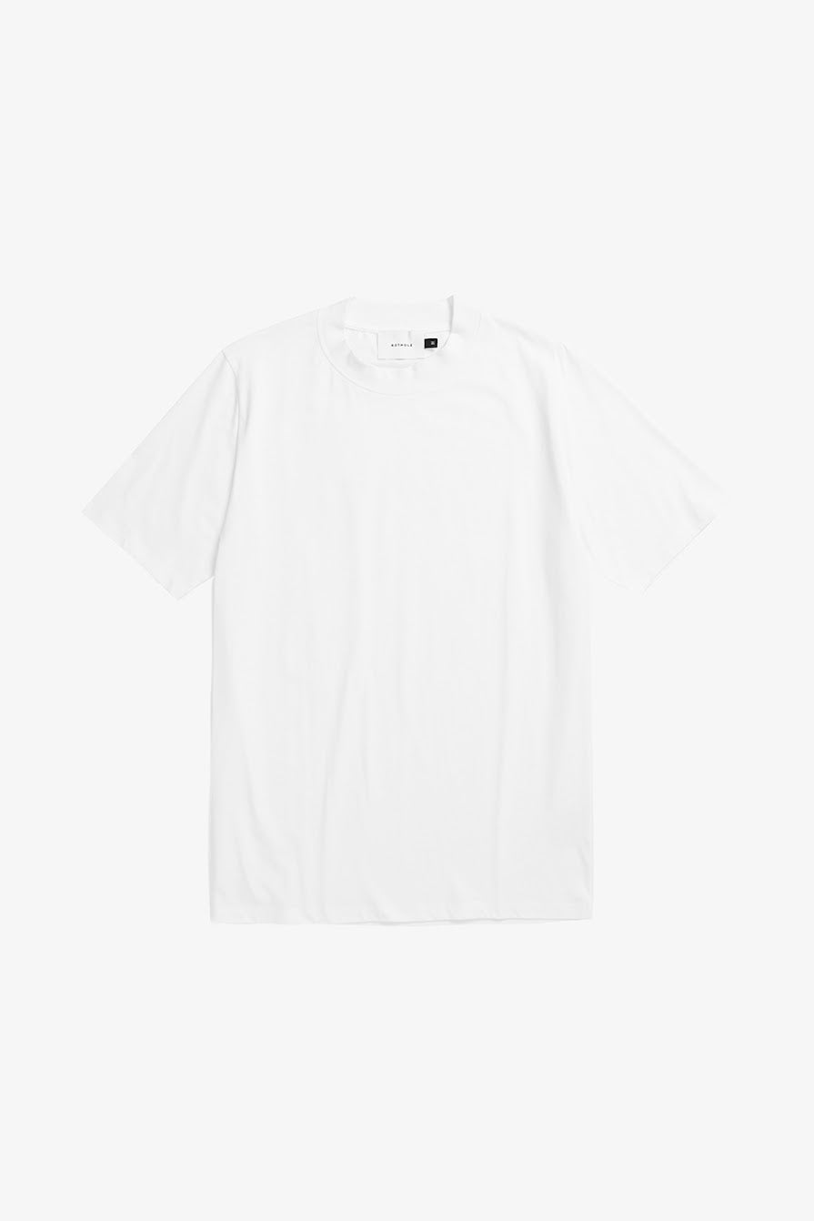 ROTHOLZ BIG COLLAR T-Shirt, classic white