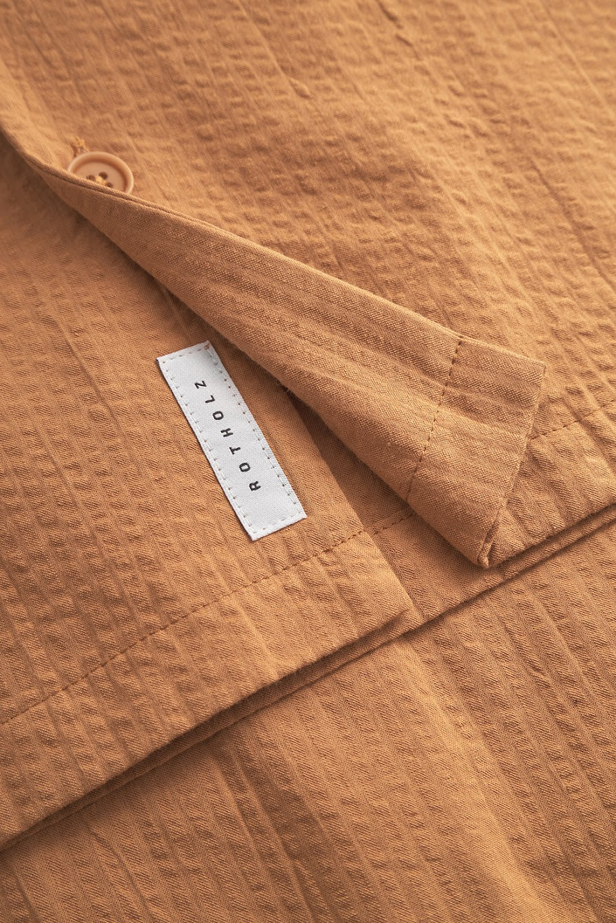 ROTHOLZ BOWLING Shirt, caramel brown
