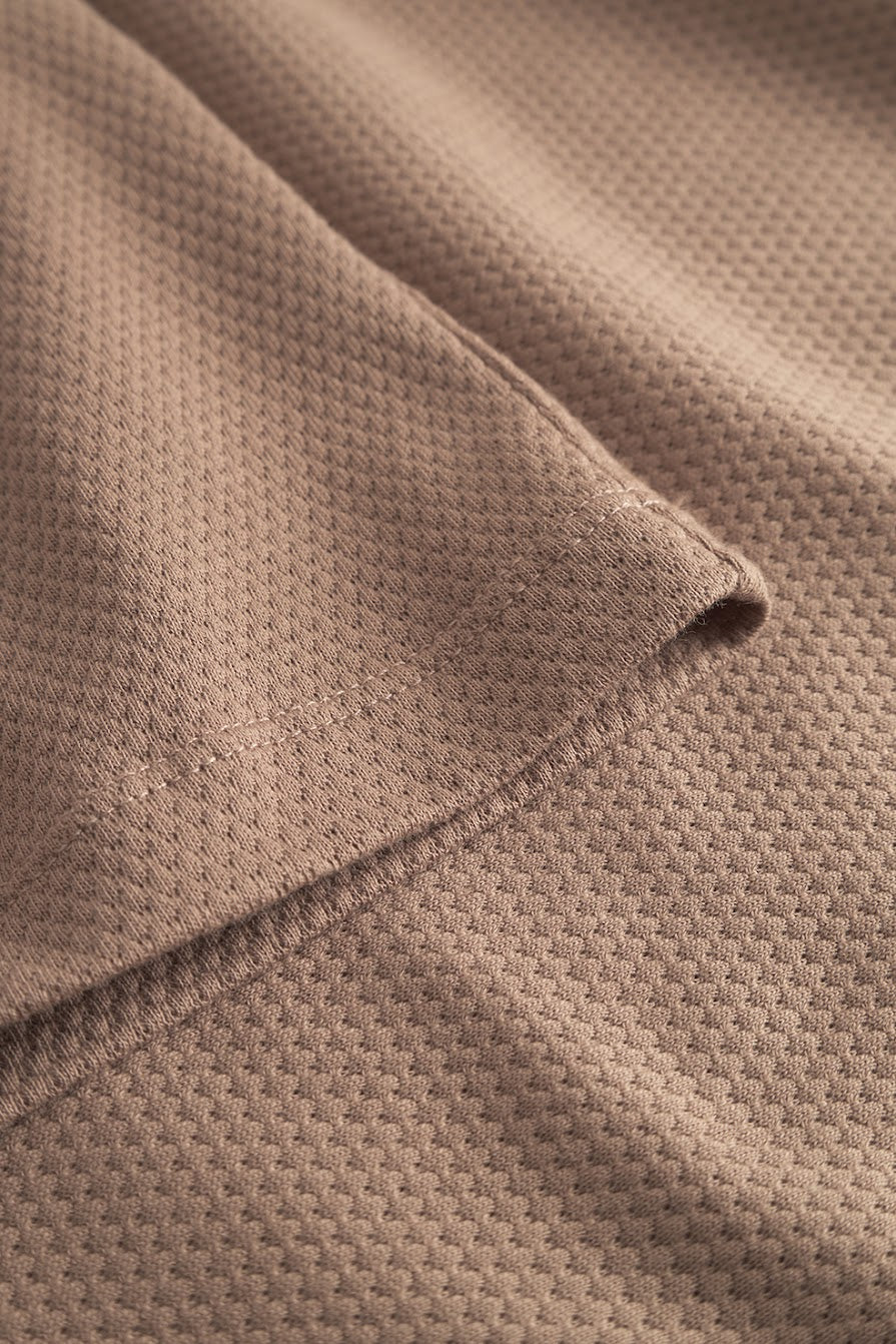 ROTHOLZ WAFFLE T-Shirt, washed brown