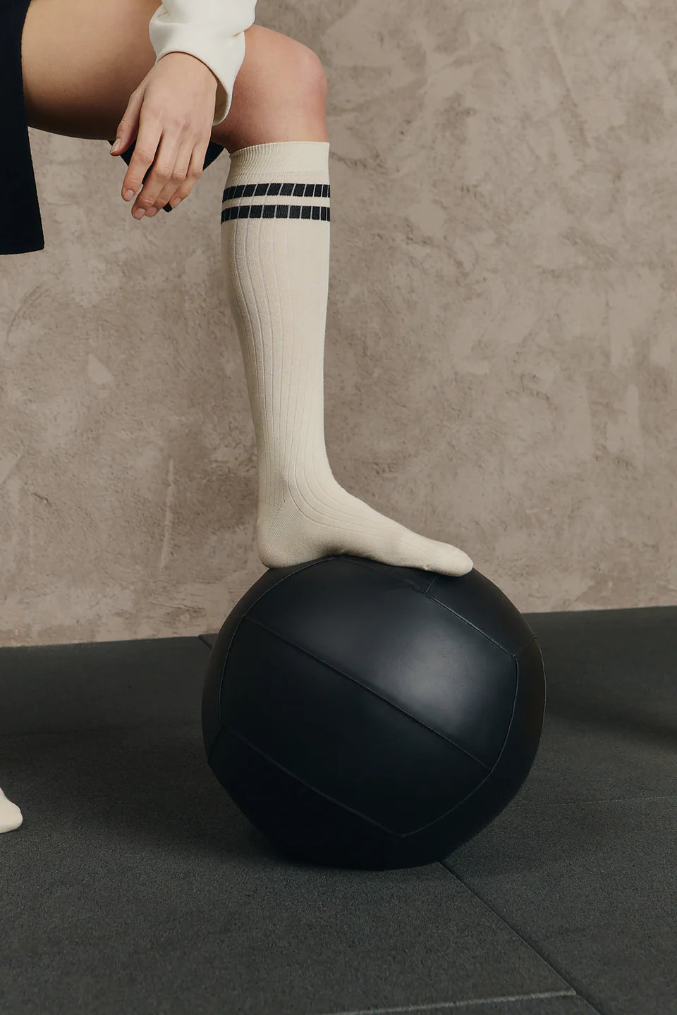 JUTELAUNE BOYFRIEND Kniestrümpfe, schwarz