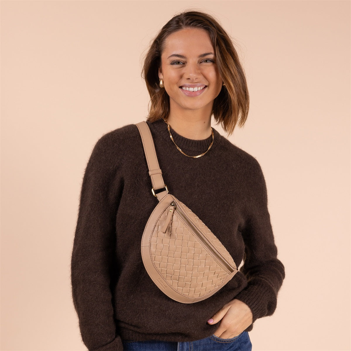 O MY BAG RAY BUMBAG Bauchtasche, sand