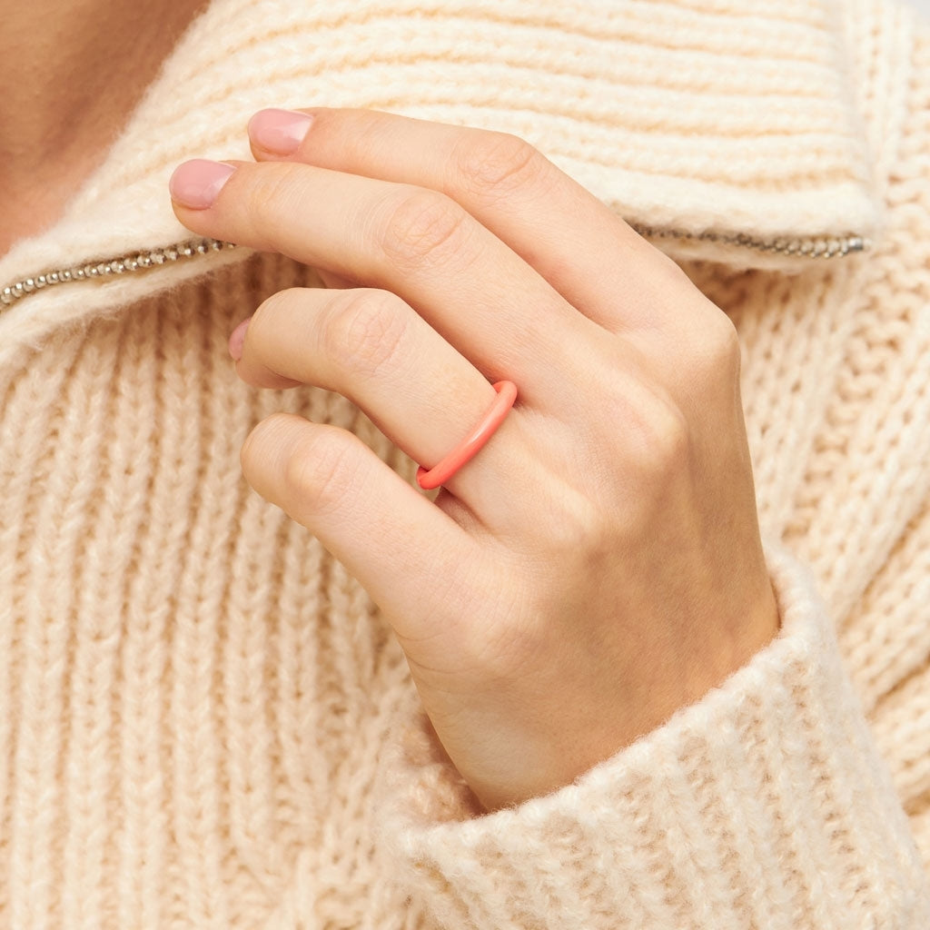 LULU COPENHAGEN COLOR Ring, orange