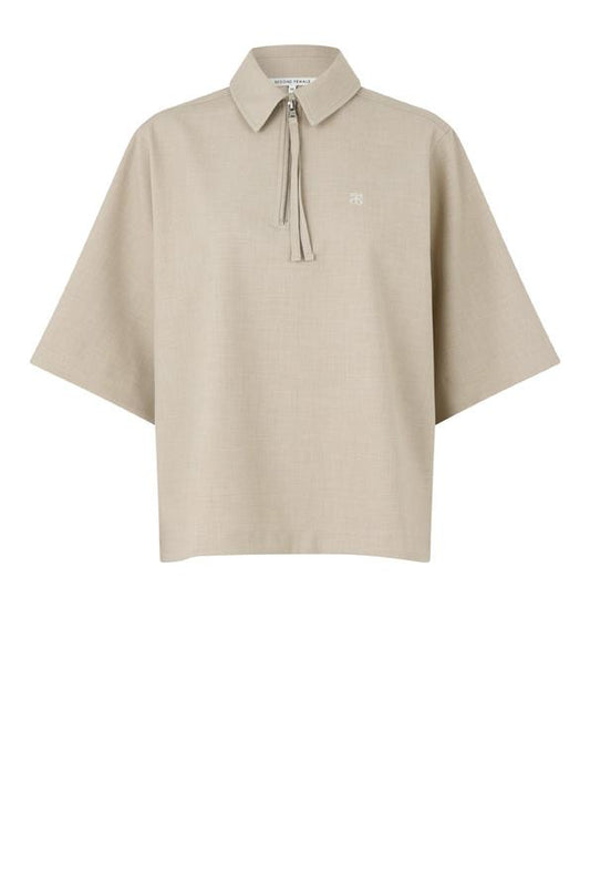 SECOND FEMALE FICARIAS Bluse, beige