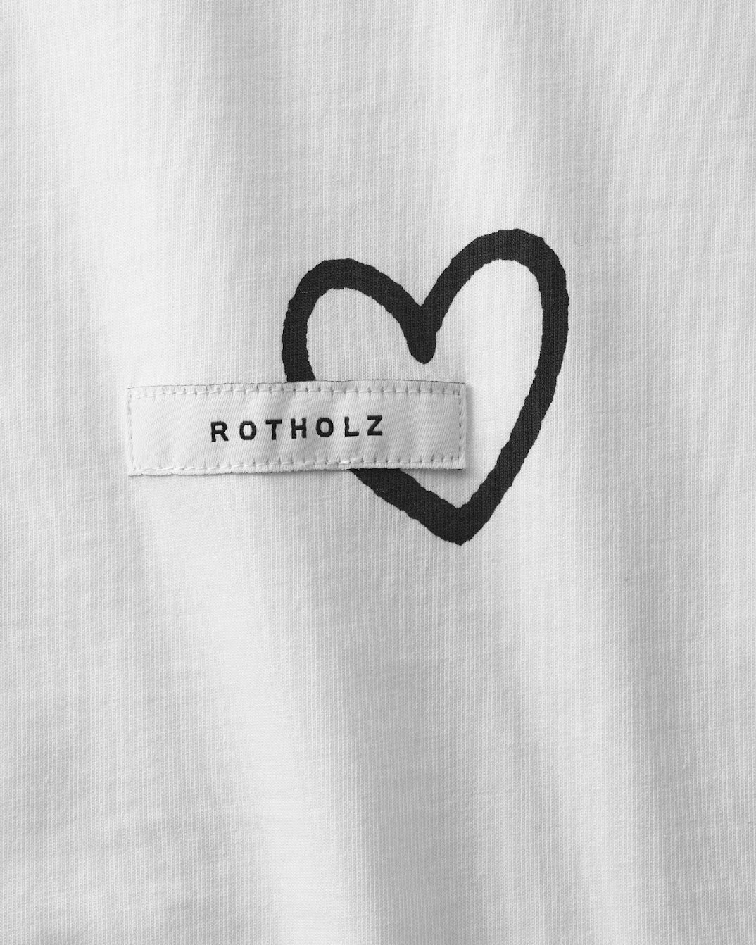 ROTHOLZ AFFECTION T-Shirt, weiß