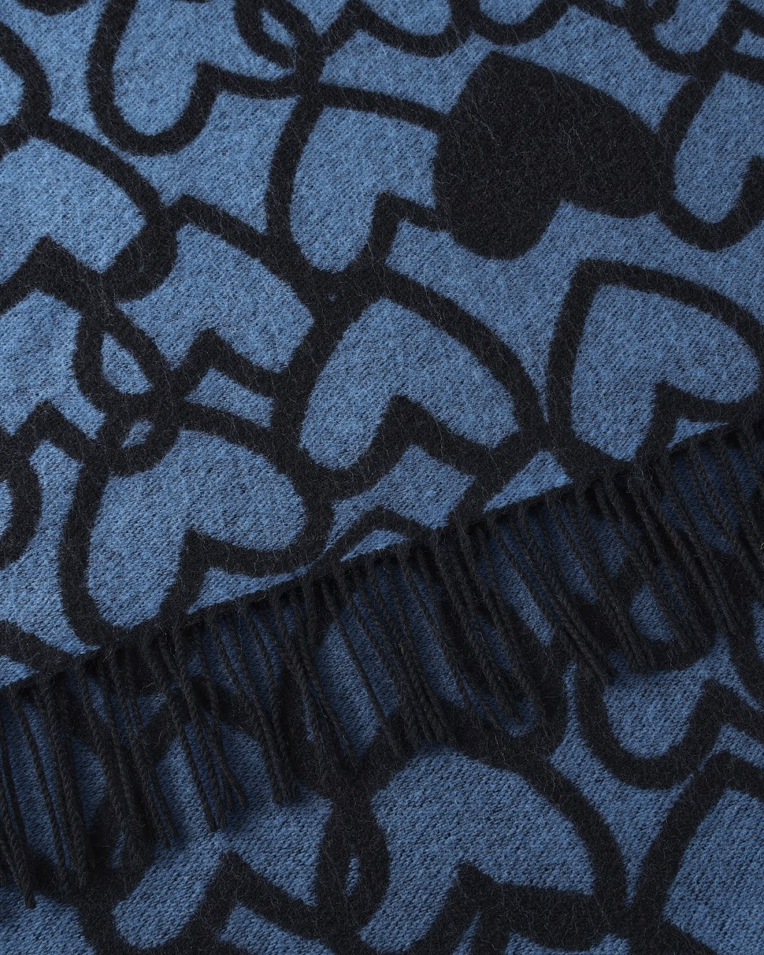 ROTHOLZ AFFECTION Schal, schwarz/blau