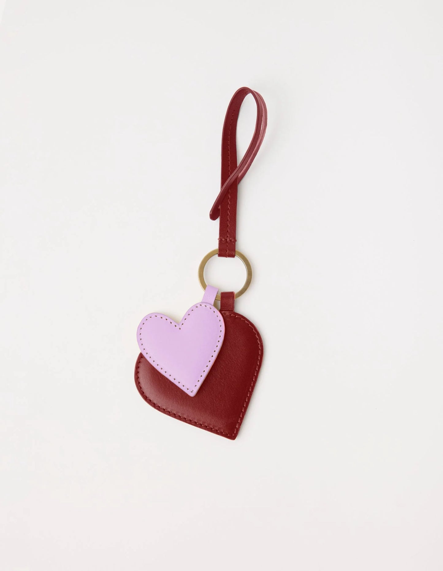 O MY BAG HEARTS Bagcharm, ruby/ lavender
