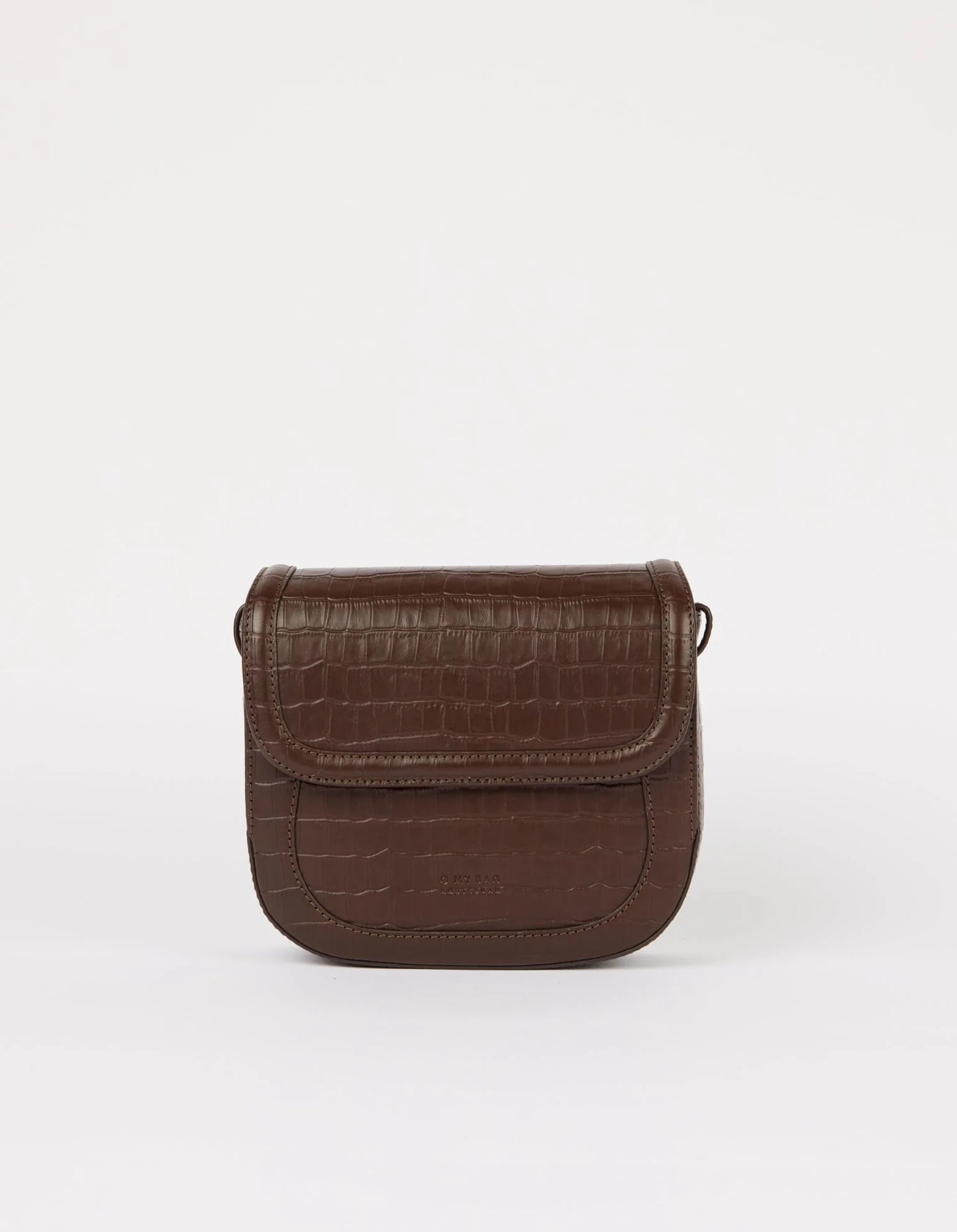 O MY BAG NINA Handtasche, chocolate croco