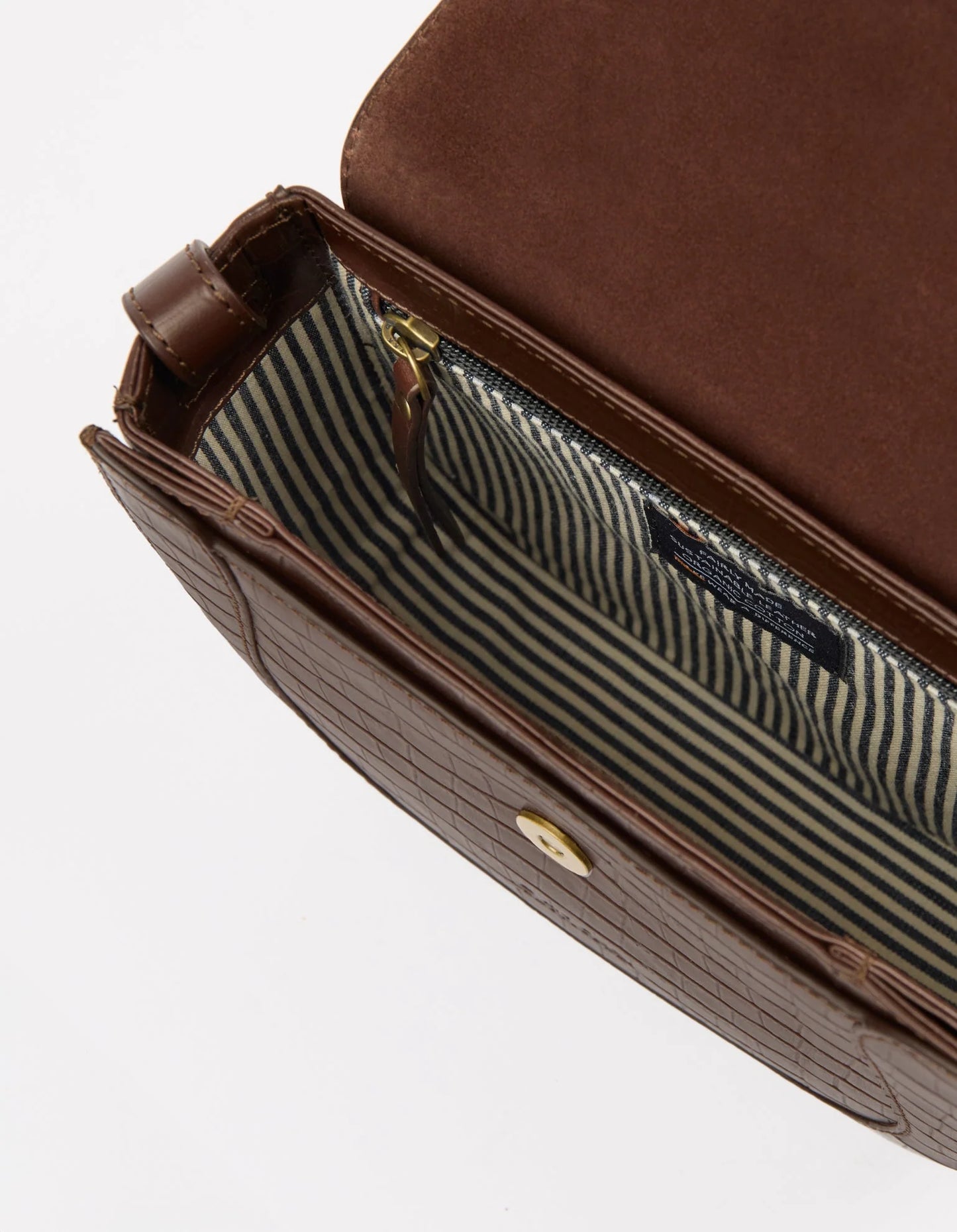 O MY BAG NINA Handtasche, chocolate croco