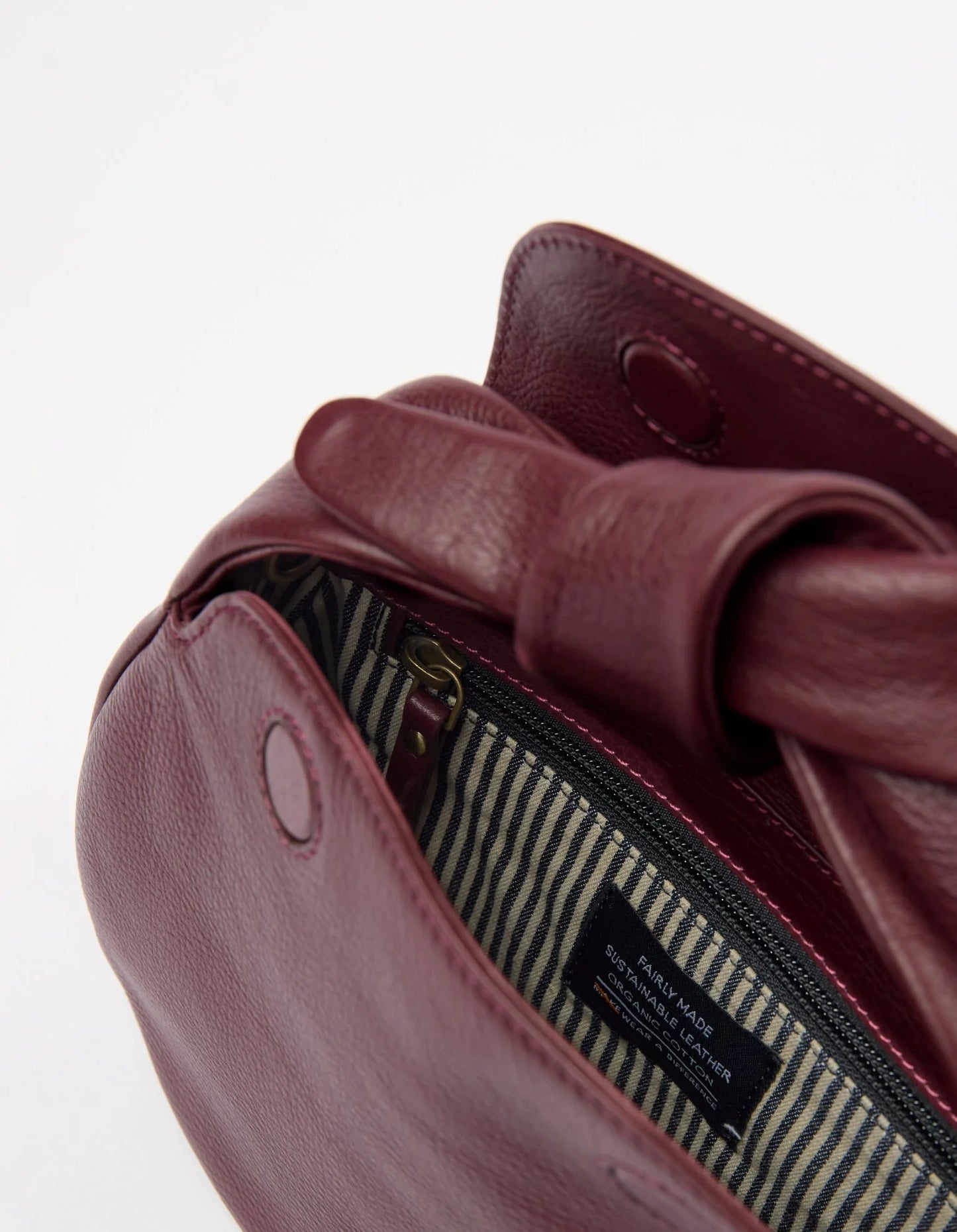 O MY BAG COCO CROISSANT Handtasche, dark cherry