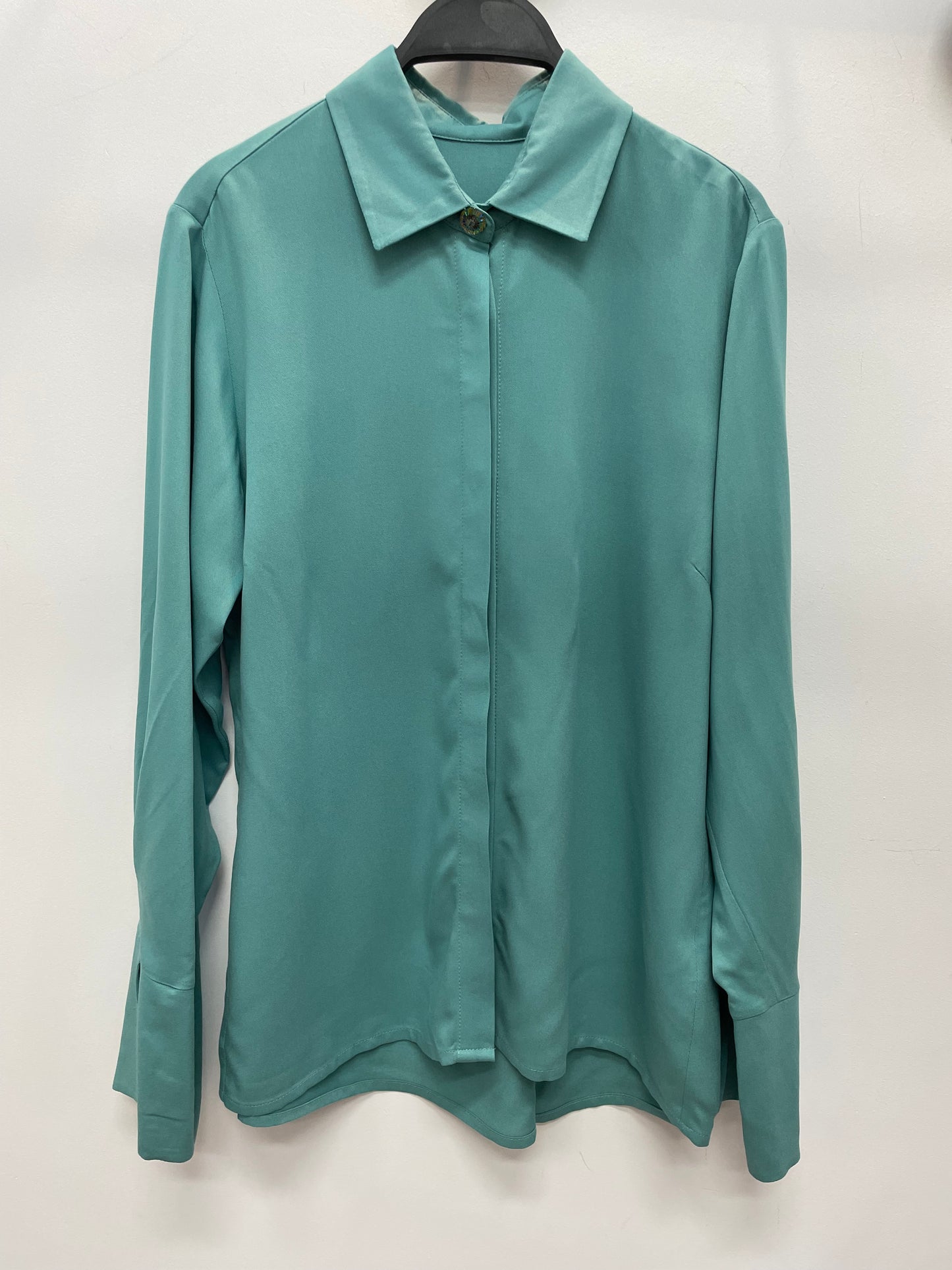 ADDITION FEARLESS BLOUSE PLAIN Bluse, aqua