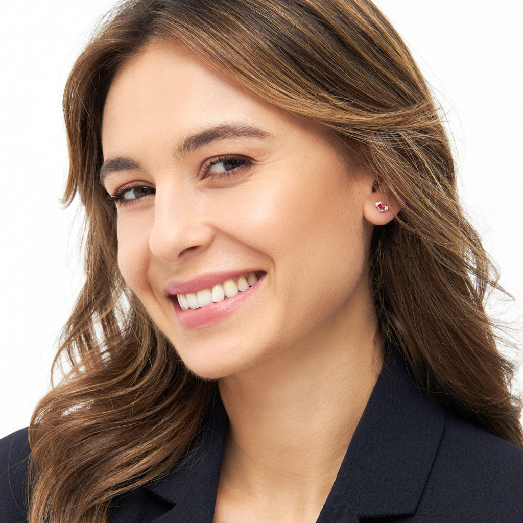 LULU COPENHAGEN CHRISTMAS SOCK Ohrstecker, silber