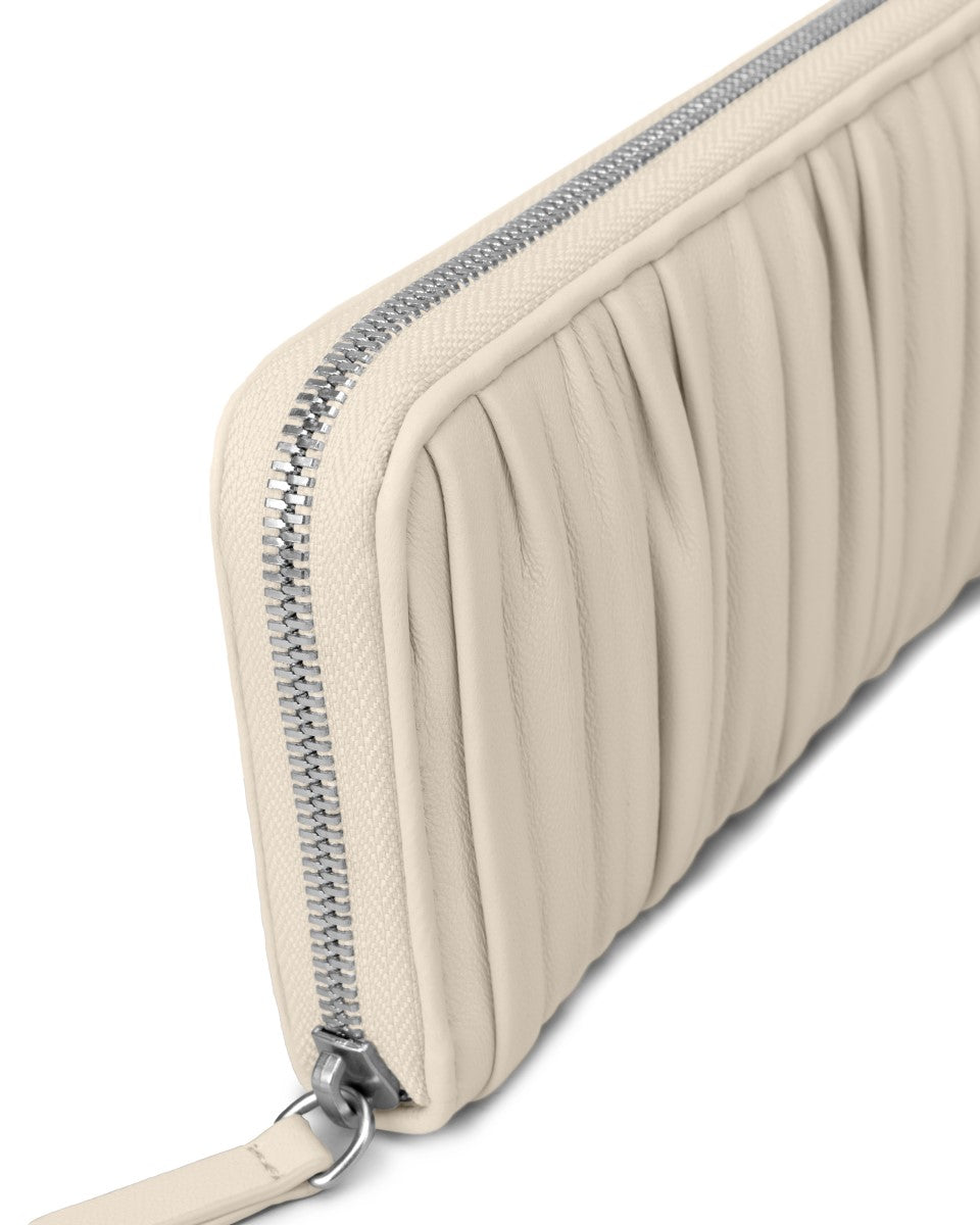 LES VISIONNAIRES LILY PLEATED Portemonnaie, off-white