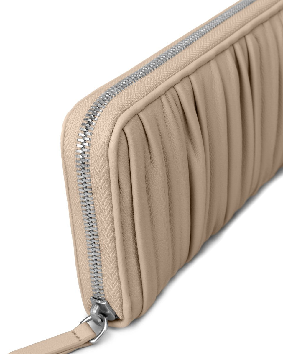 LES VISIONNAIRES LILY PLEATED Portemonnaie, cappuccino