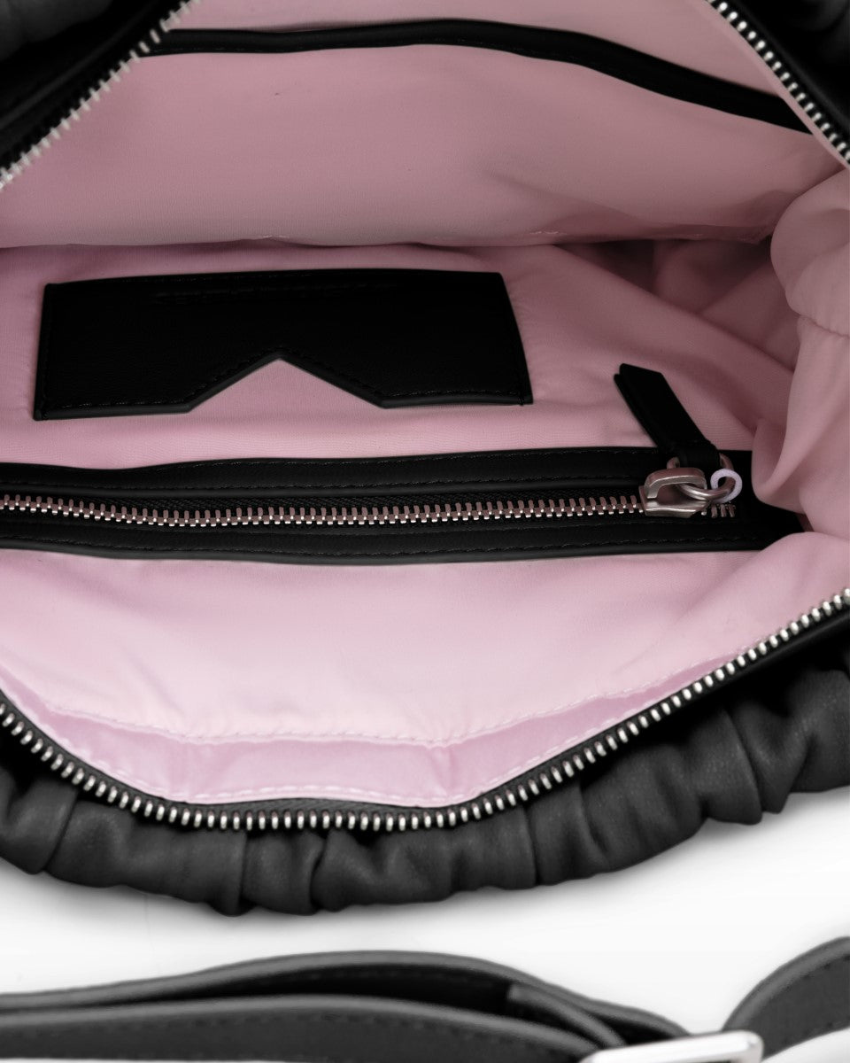 LES VISIONNAIRES LOUANNE PLEATED Handtasche, schwarz