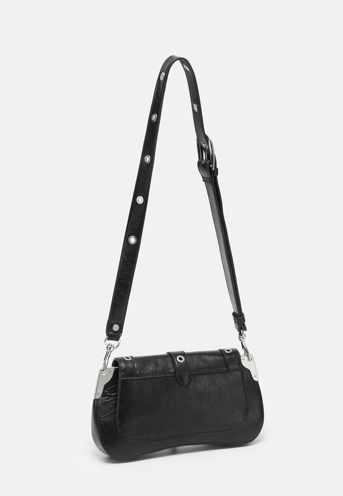 LES VISIONNAIRES LUNA RIVET GLOSSY Handtasche, schwarz