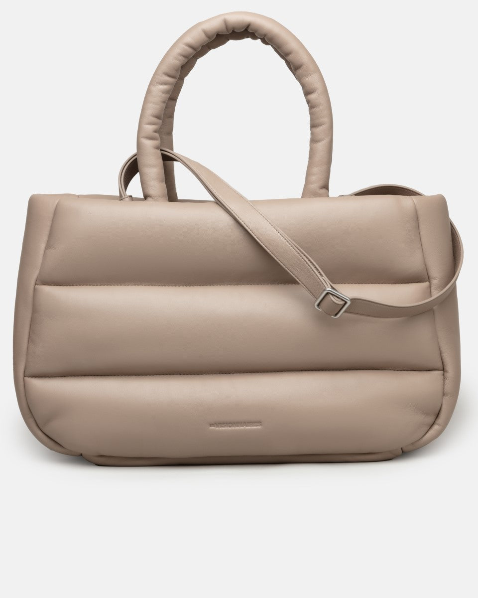 LES VISIONNAIRES NOLA PUFFY Handtasche, cappuccino