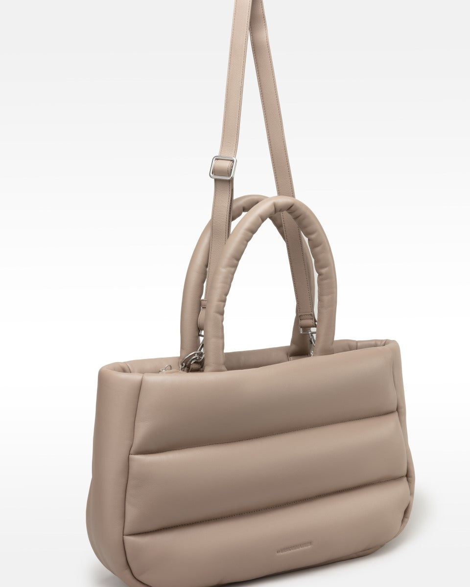 LES VISIONNAIRES NOLA PUFFY Handtasche, cappuccino