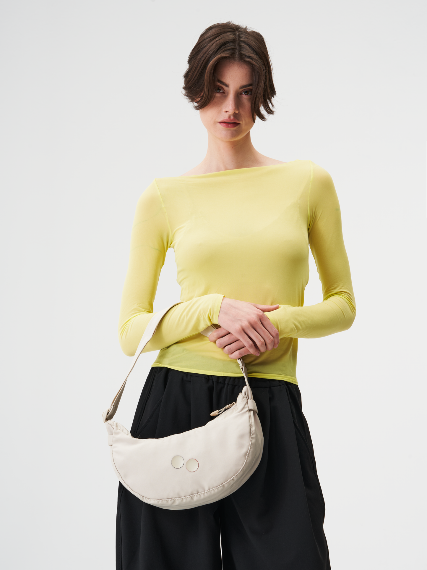 PINQPONQ KRUMM S Crossbaybag, cliff beige