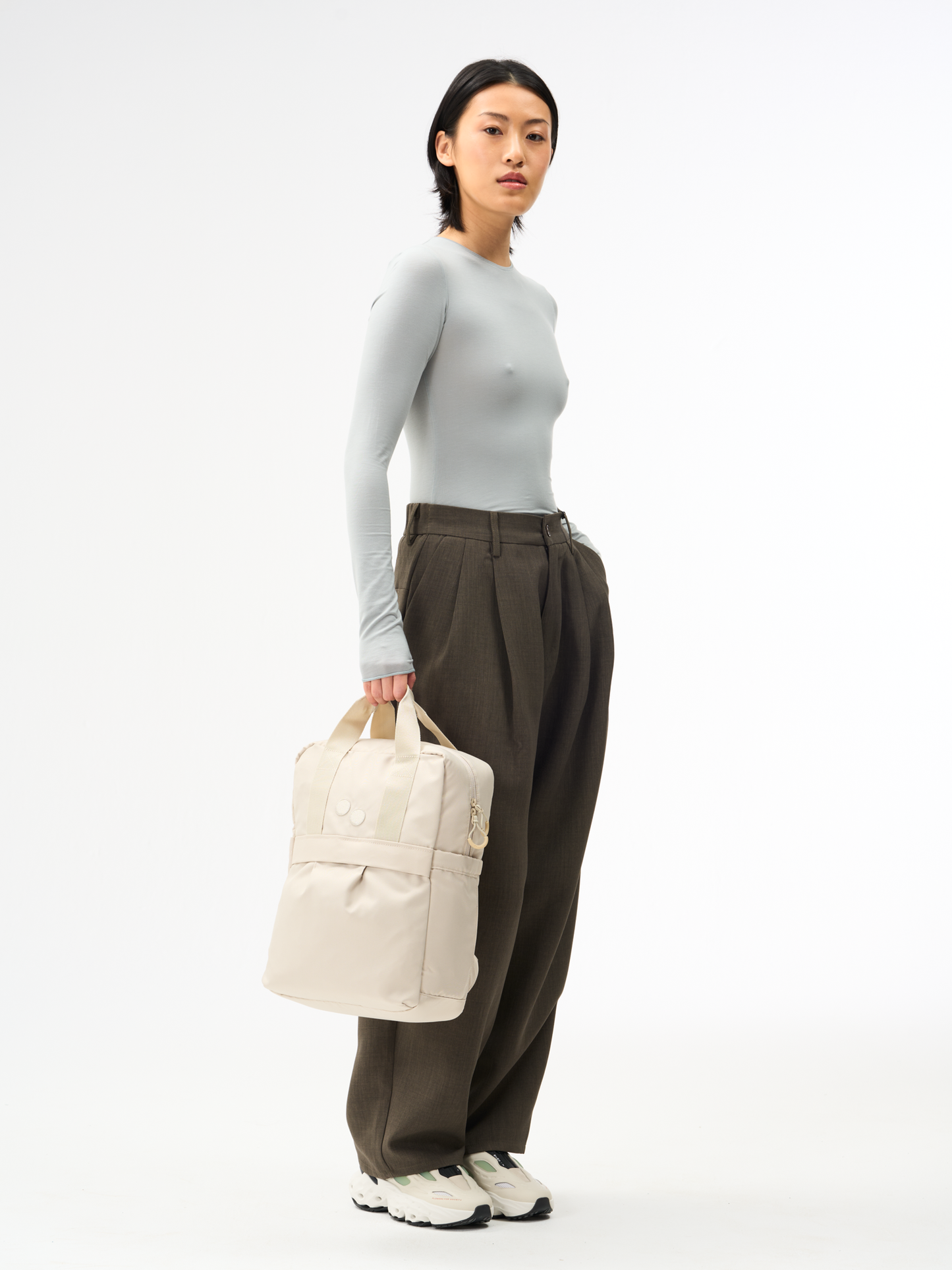 PINQPONQ KUTE Rucksack, cliff beige