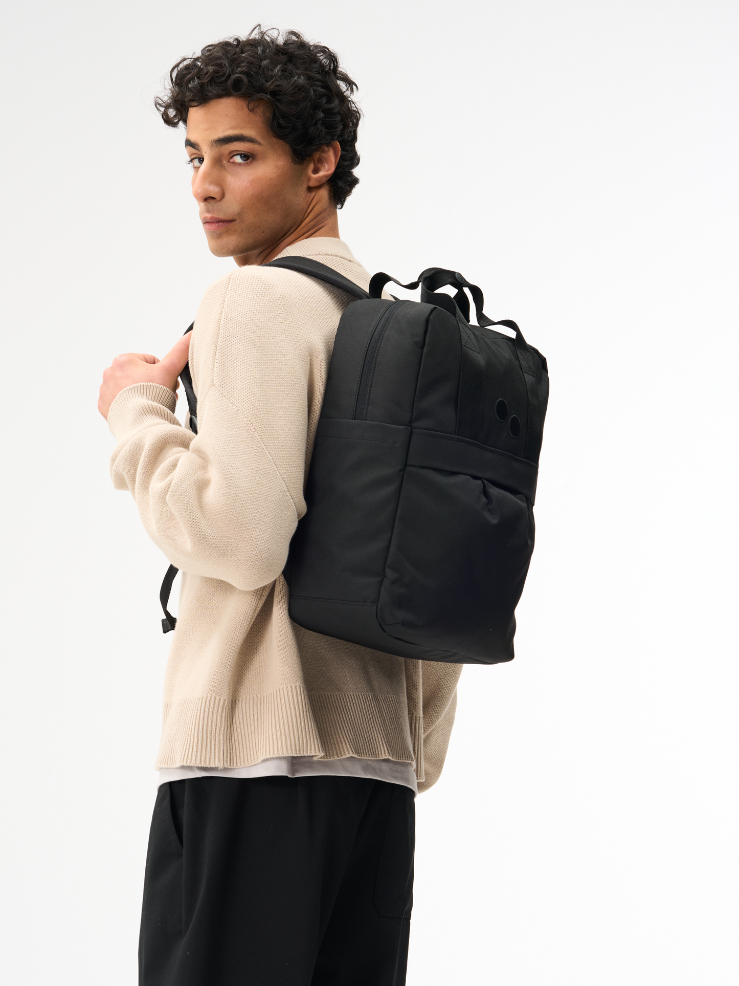 PINQPONQ KUTE Rucksack, rooted black
