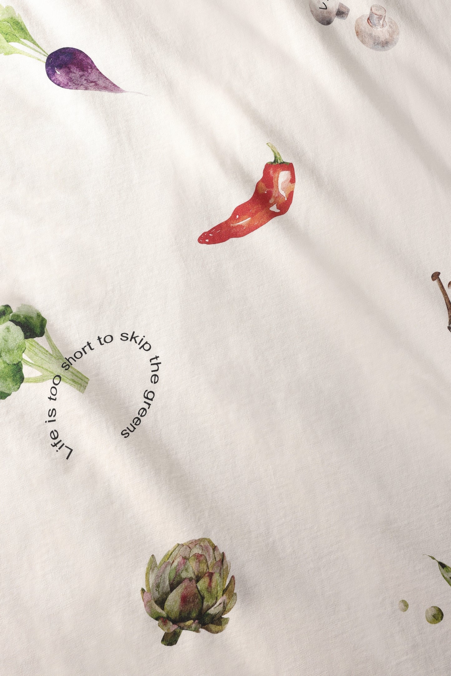 ROTHOLZ VEGGIE T-Shirt, nature white
